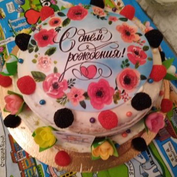 Торт на день рождения дочки - Кати - 12 лет
